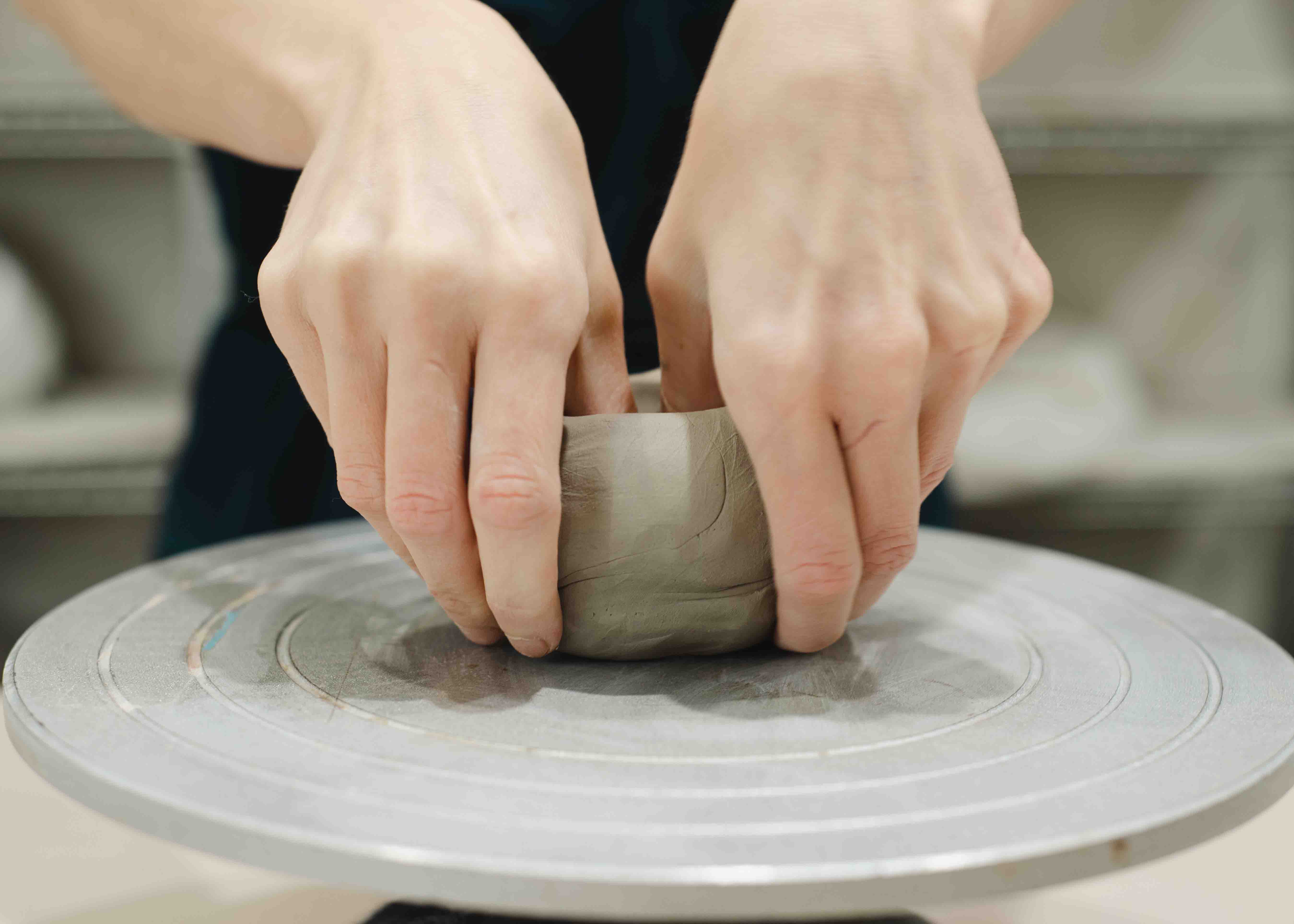 Pinching technique – shaping clay by hand