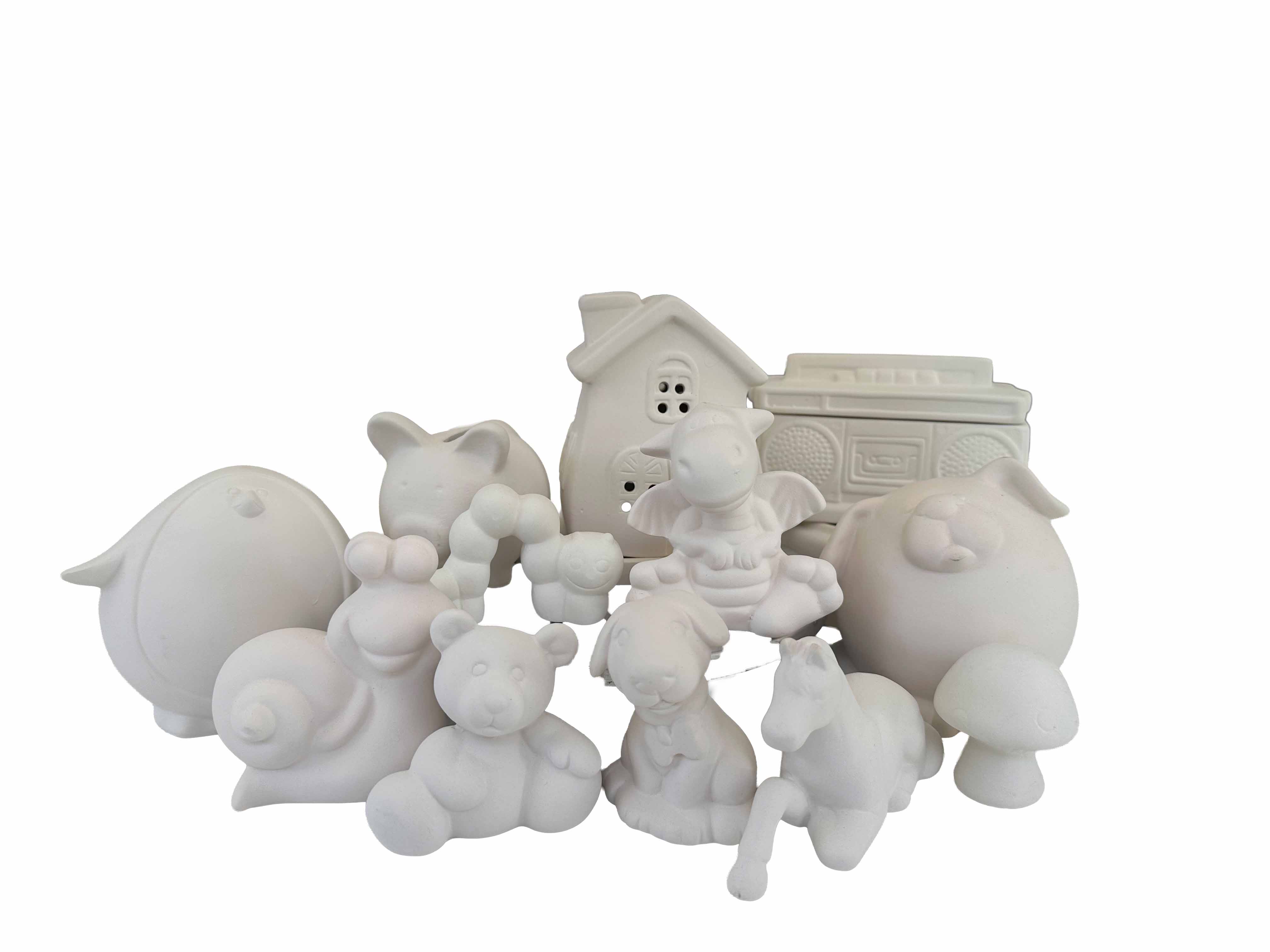 Kids birthday party ceramic painting