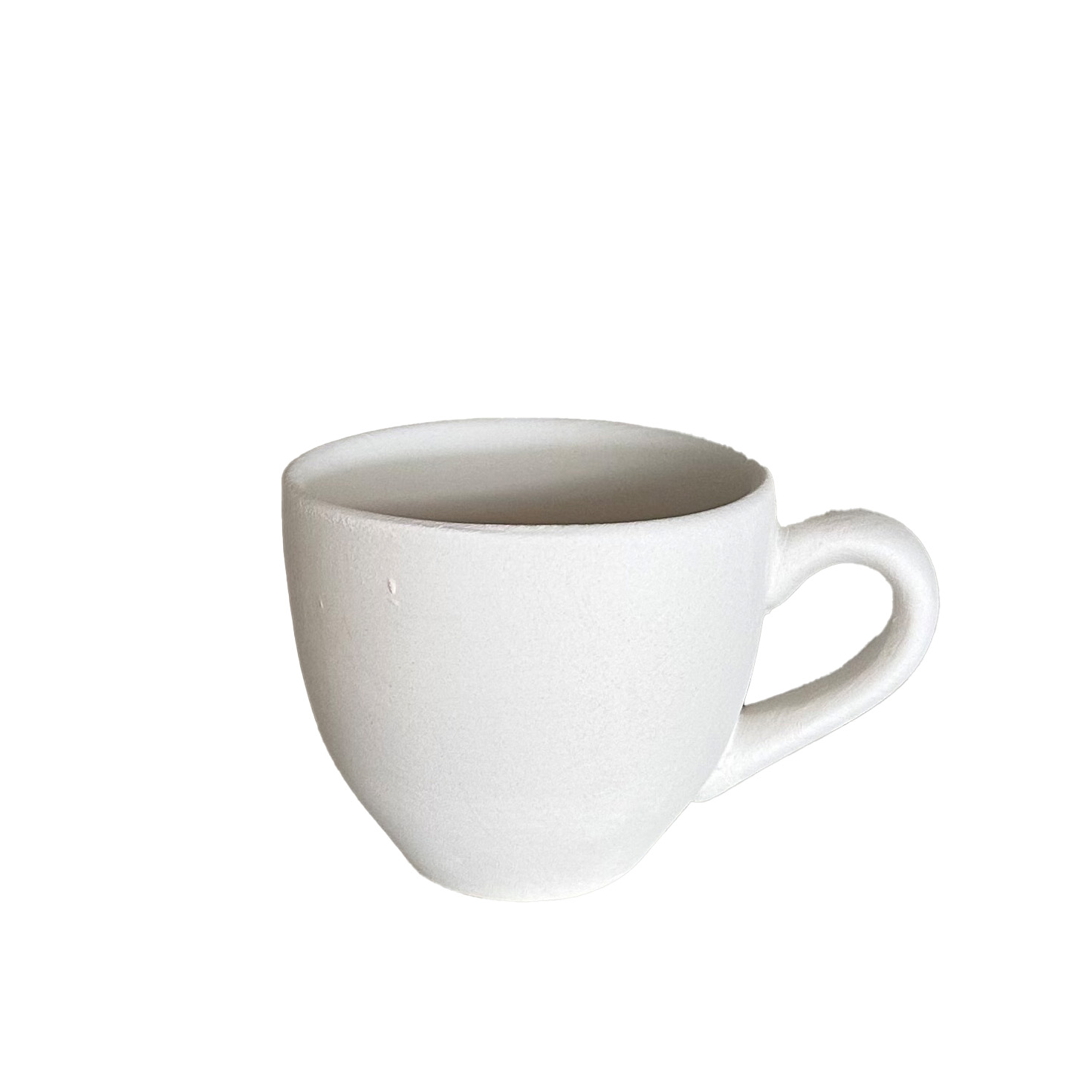 Chávena de café expresso em cerâmica pronta para pintar