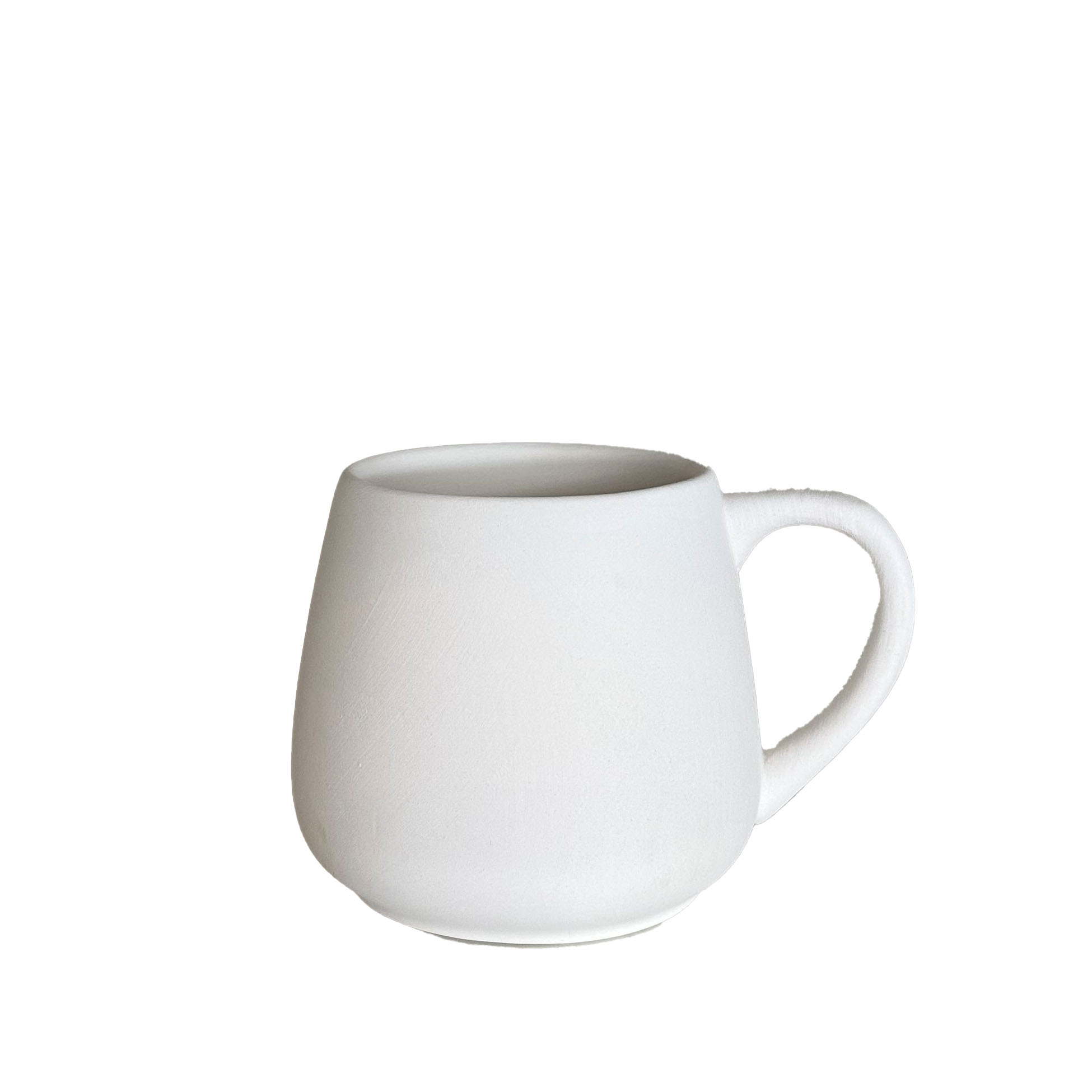 Caneca de chai em cerâmica pronta para pintar