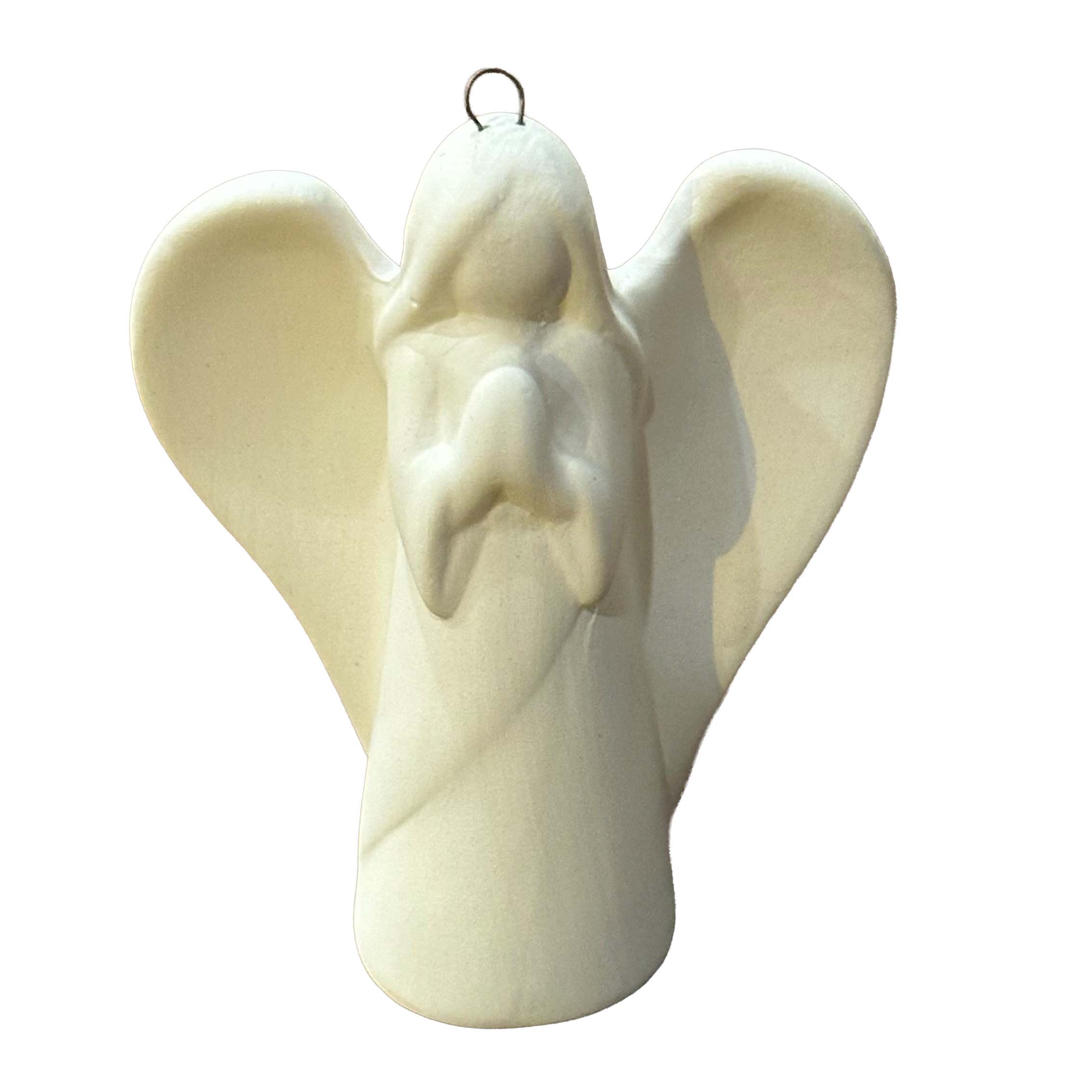 Anjo em cerâmica pronto a pintar